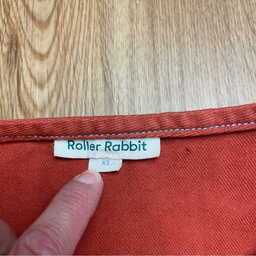 Roller Rabbit Abilene Orange Utility Jumpsuit - image 7